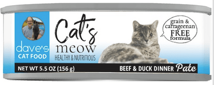 Dave's Cat’s Meow Beef & Duck Dinner Paté